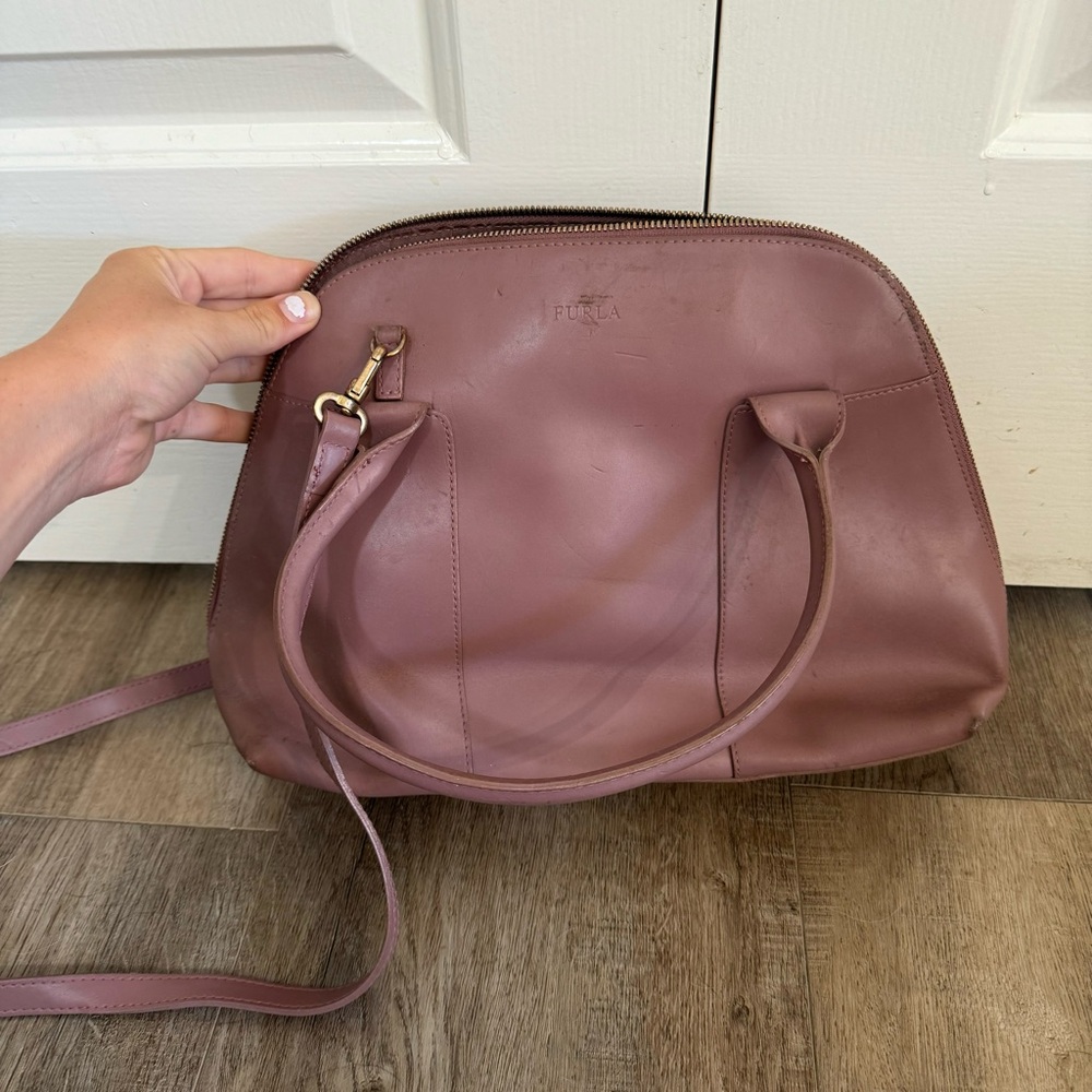 Furla Pink Purse Crossbody